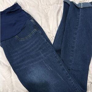 Women's Maternity Blue Jeans